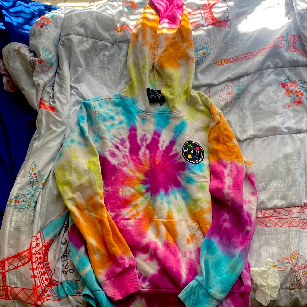 Tie-dye hoodie size:16 brand Maui and sons